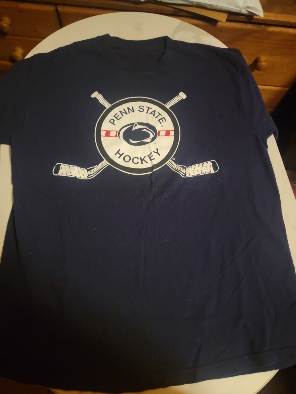 Penn State Hockey Navy Graphic Tee
